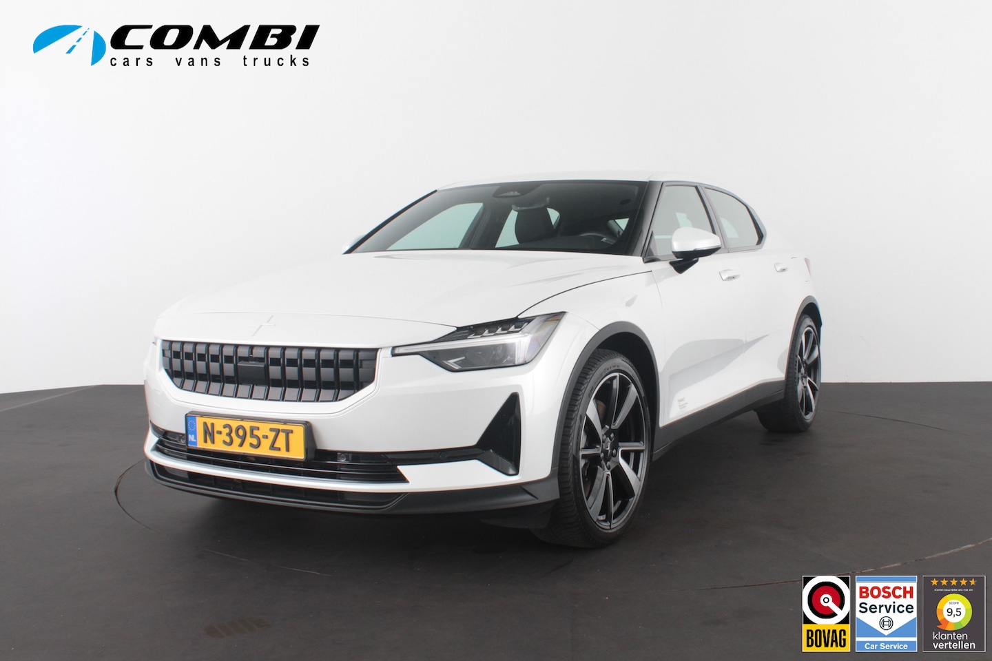 Polestar 2 - Standard Range Single Motor 63kWh > Trekhaak/Memory/20inch/Snow Metallic... - AutoWereld.nl