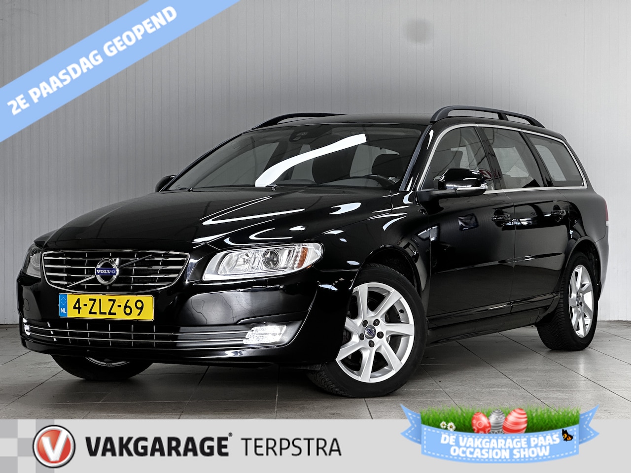 Volvo V70 - 1.6 T4 Nordic+/ Automaat!/ Trekhaak/ Stoel+Voorruitverw./ 17''LMV/ Elek.Klep/ LEDER/ Clima - AutoWereld.nl