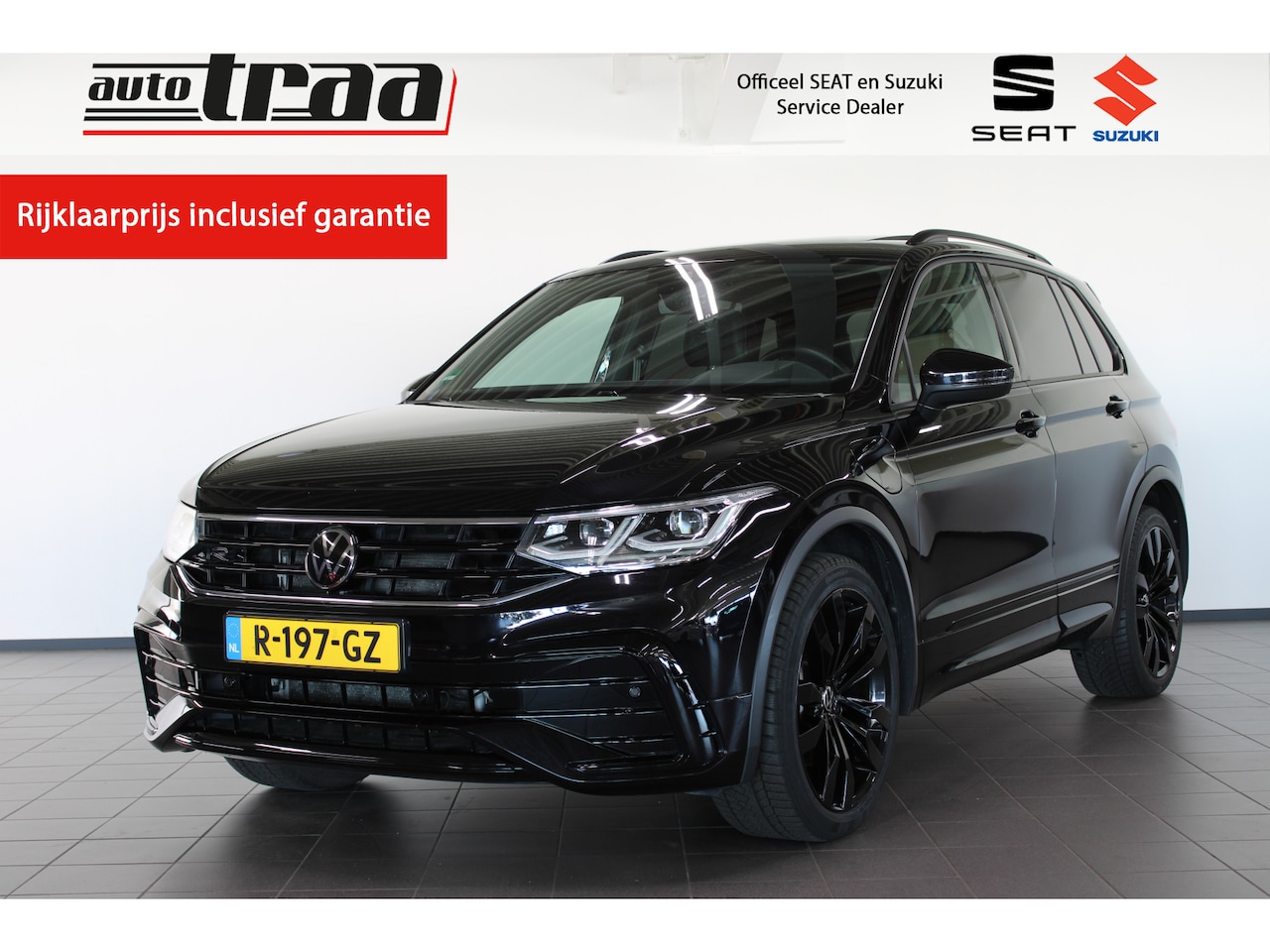 Volkswagen Tiguan - 1.4 TSI eHybrid R-Line Business+ Pano / 20'' LMV / Matrix LED / Elektr.. Klep / Camera / - AutoWereld.nl