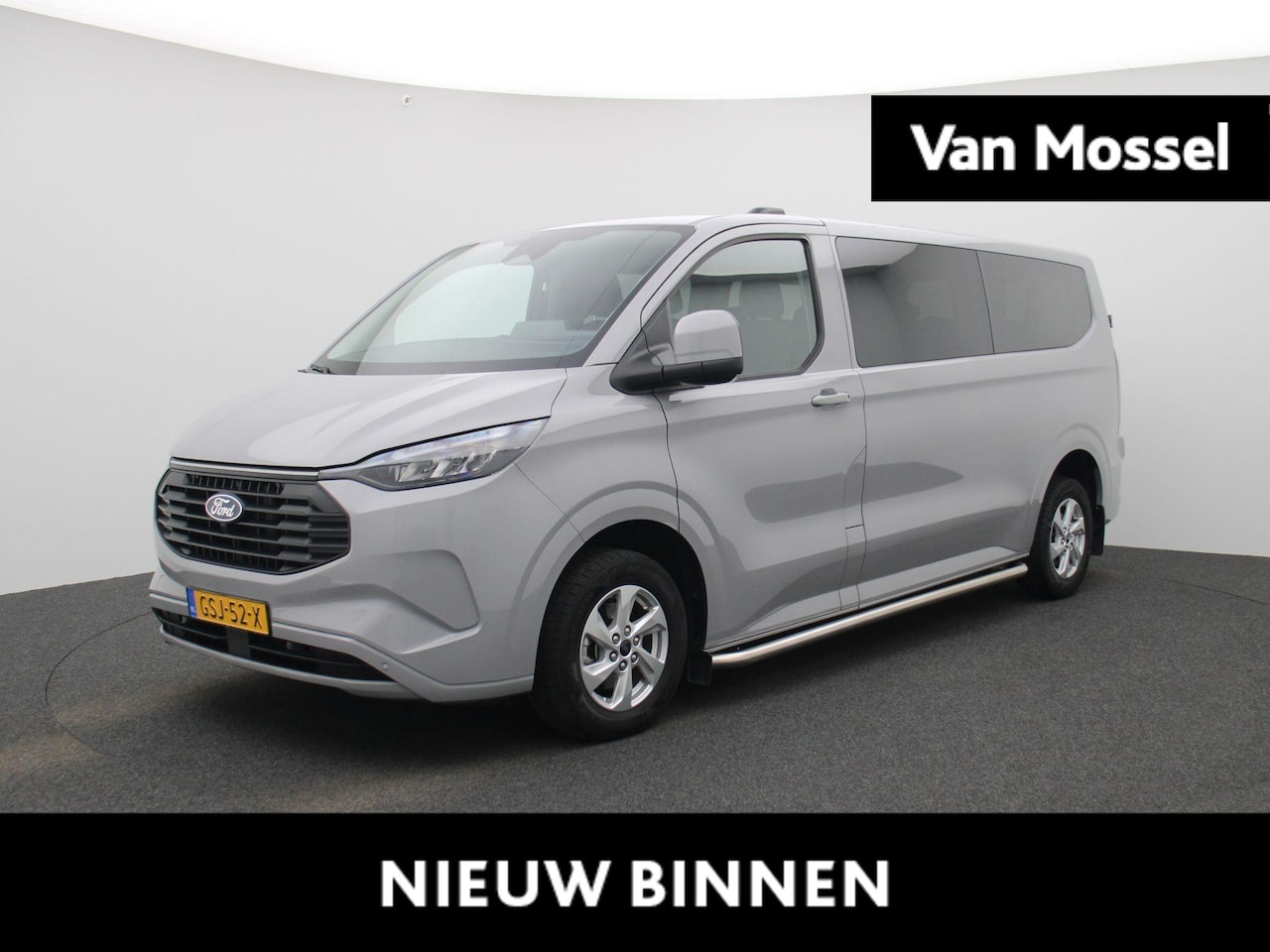 Ford Transit Custom - 340 2.5 PHEV L2H1 Limited Aut. | 9-persoons! | Incl btw en bpm | Winterpack | Navigatie | - AutoWereld.nl