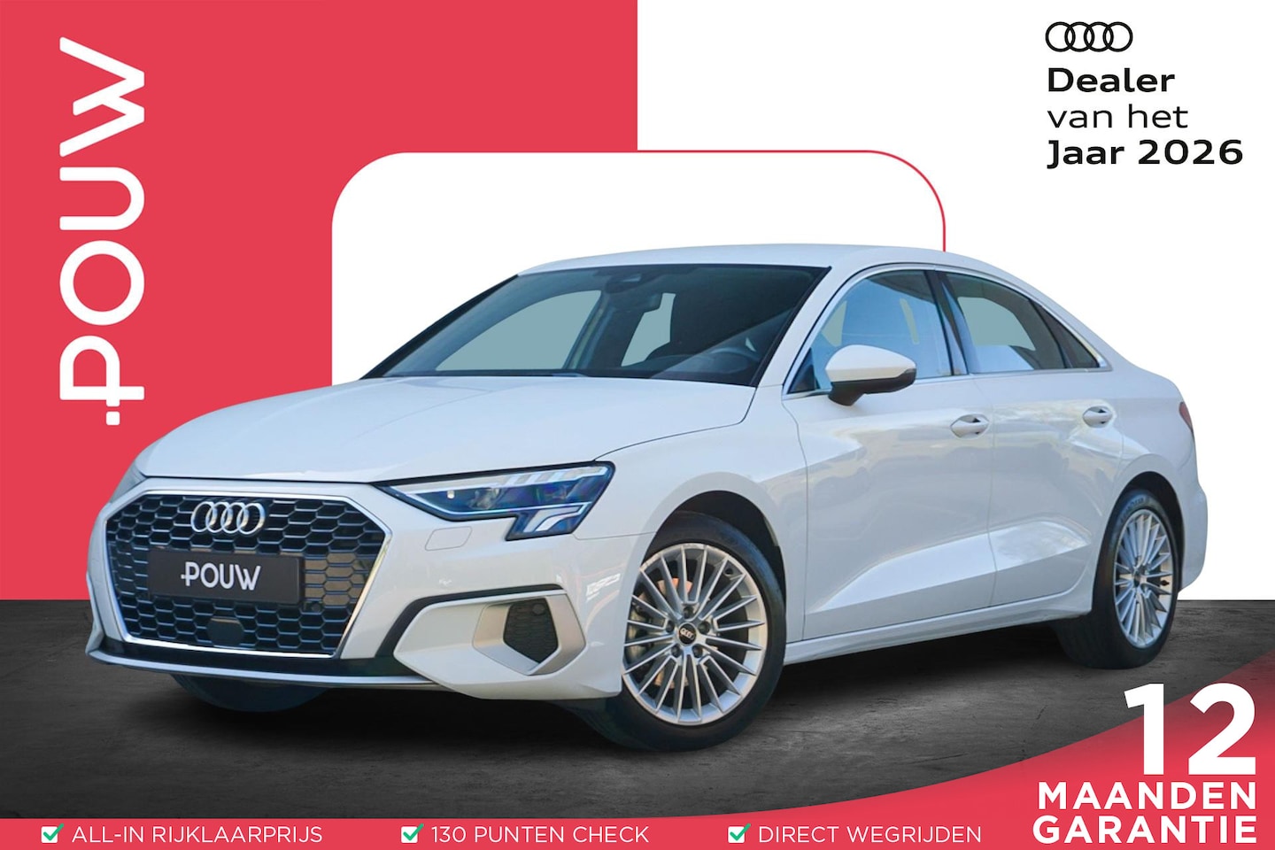 Audi A3 Limousine - 30 TFSI 110pk S-tronic Advanced Edition | Trekhaak Afneembaar | Smartphone Interface | Nav - AutoWereld.nl