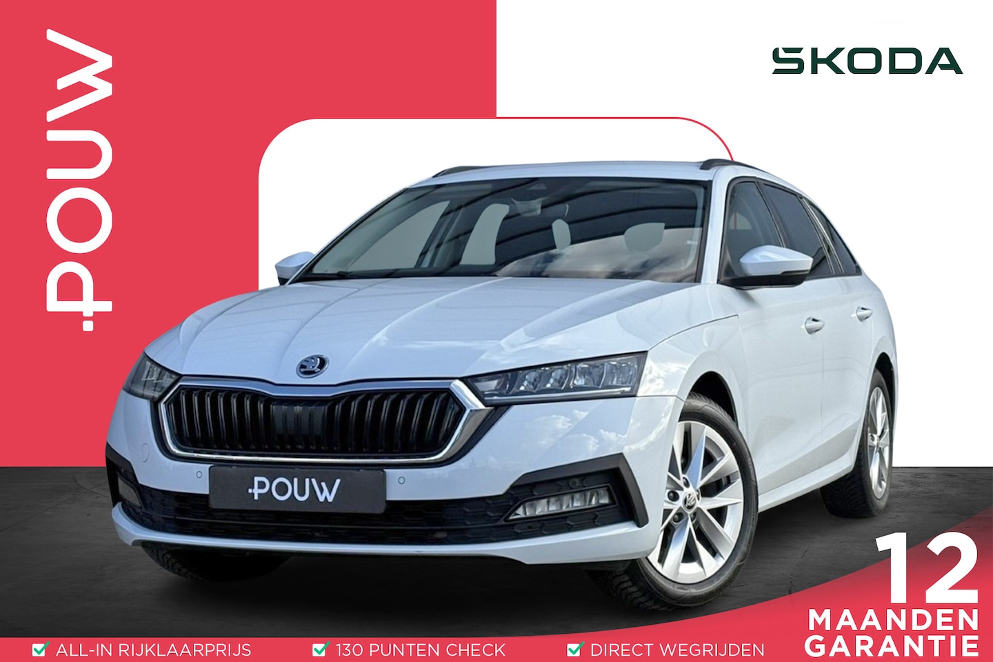 Skoda Octavia Combi - 1.0 TSI 110pk Business Edition Plus | Navigatie | Camera | App Connect - AutoWereld.nl