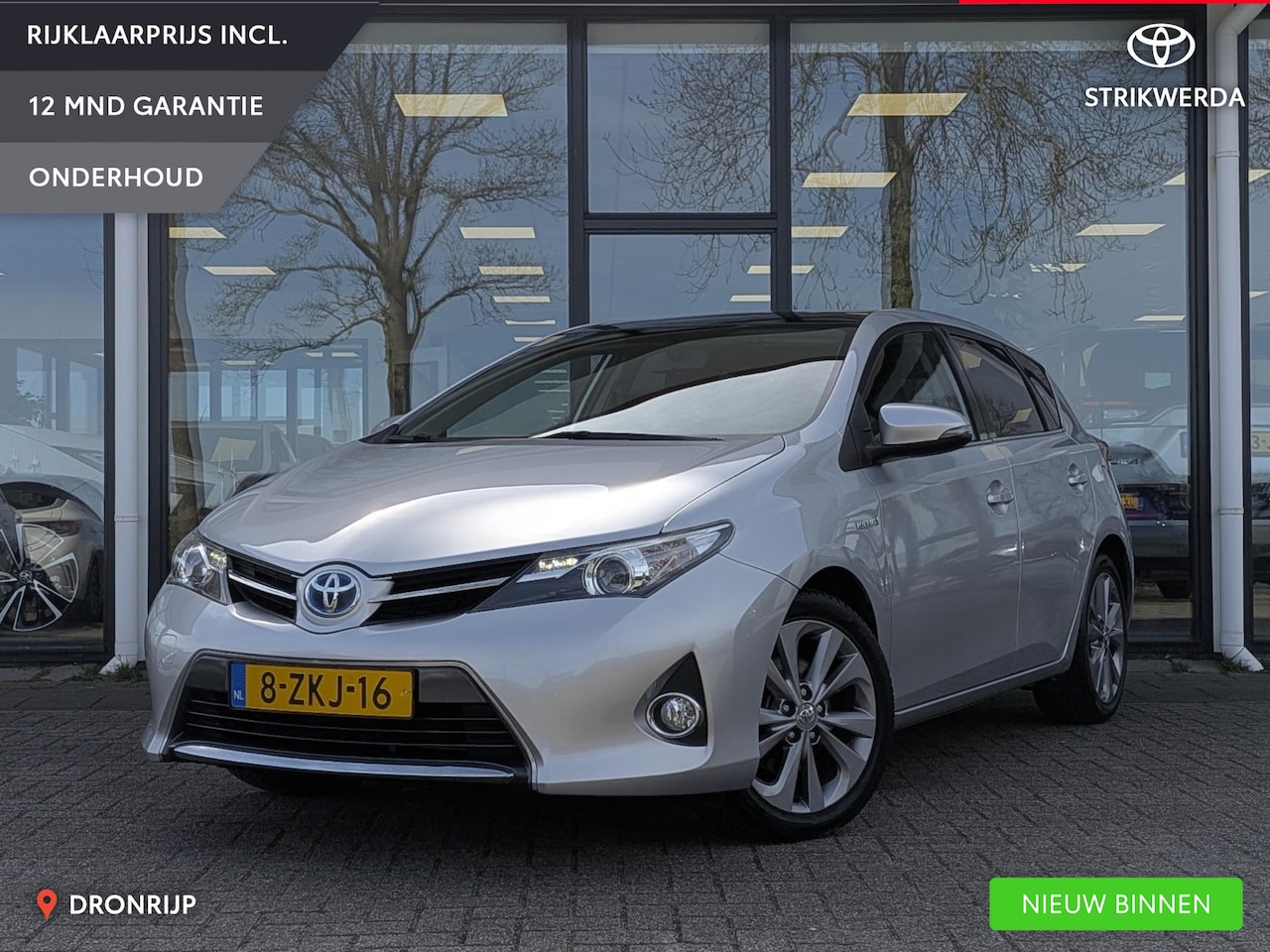 Toyota Auris - 1.8 Hybrid Lease | Panoramadak | Camera | Cruise control | Climate control | Navi | Blueto - AutoWereld.nl