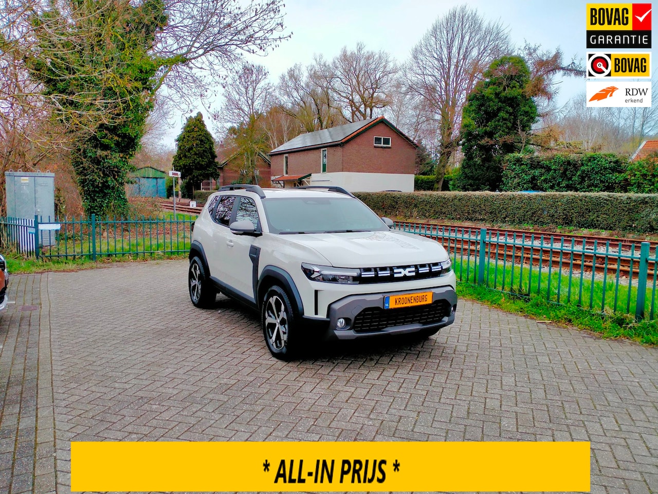 Dacia Duster - 1.6 Hybrid 140 Journey luxe uitv. 360 cam trekhaak ALLINPRIJS - AutoWereld.nl