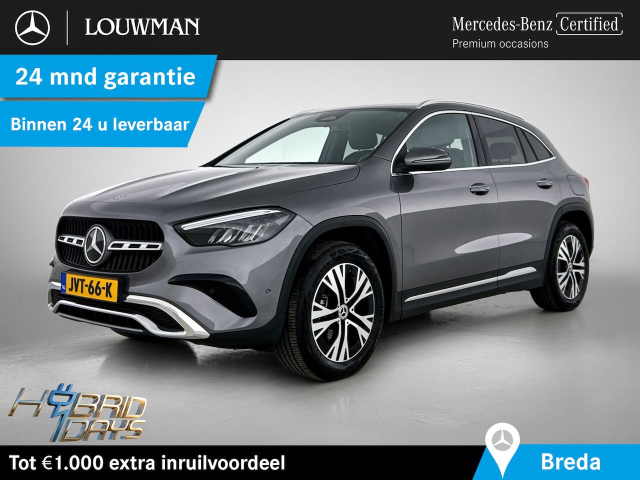 Mercedes-Benz GLA-Klasse - 250 e Plug-In Hybride | Trekhaak | Ledkoplampen | Achteruitrijcamera | Apple CarPlay | Sto - AutoWereld.nl