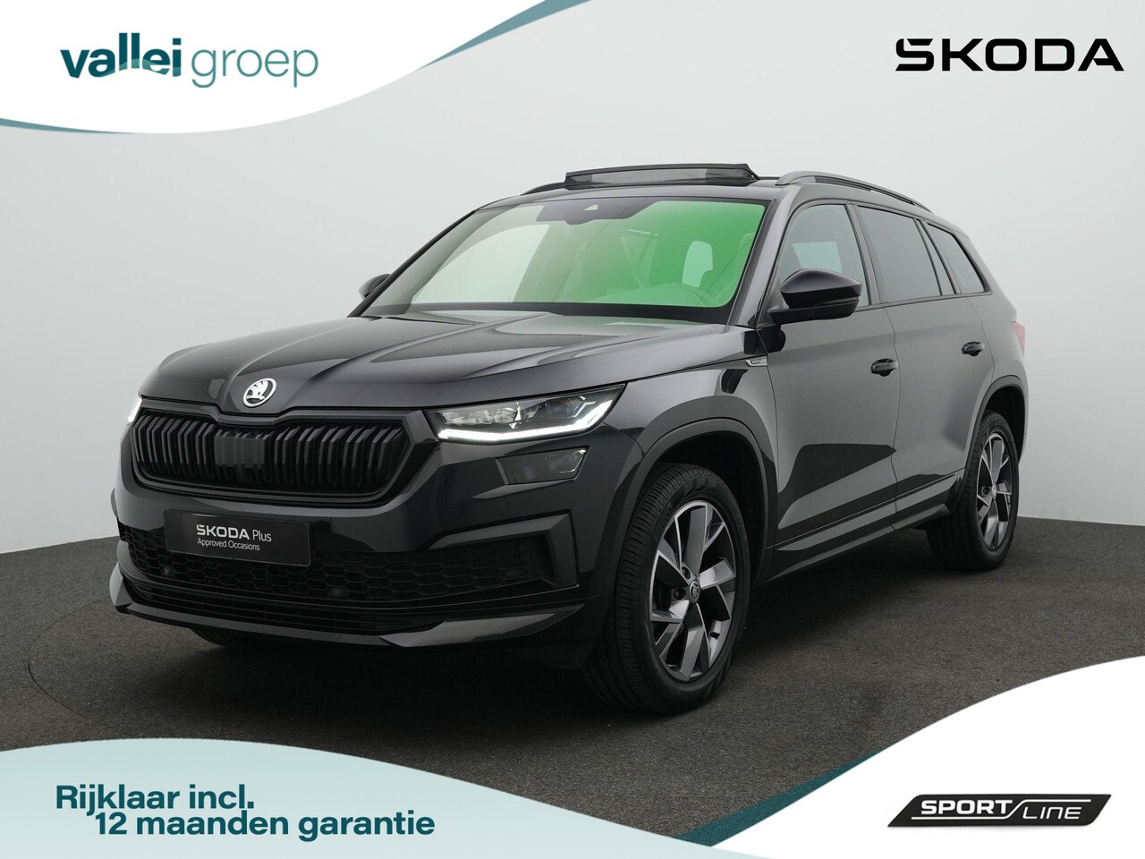 Skoda Kodiaq - 1.5 TSI 150 pk DSG Sportline Business | Panoramadak | Trekhaak | Matrix LED | Canton Sound - AutoWereld.nl