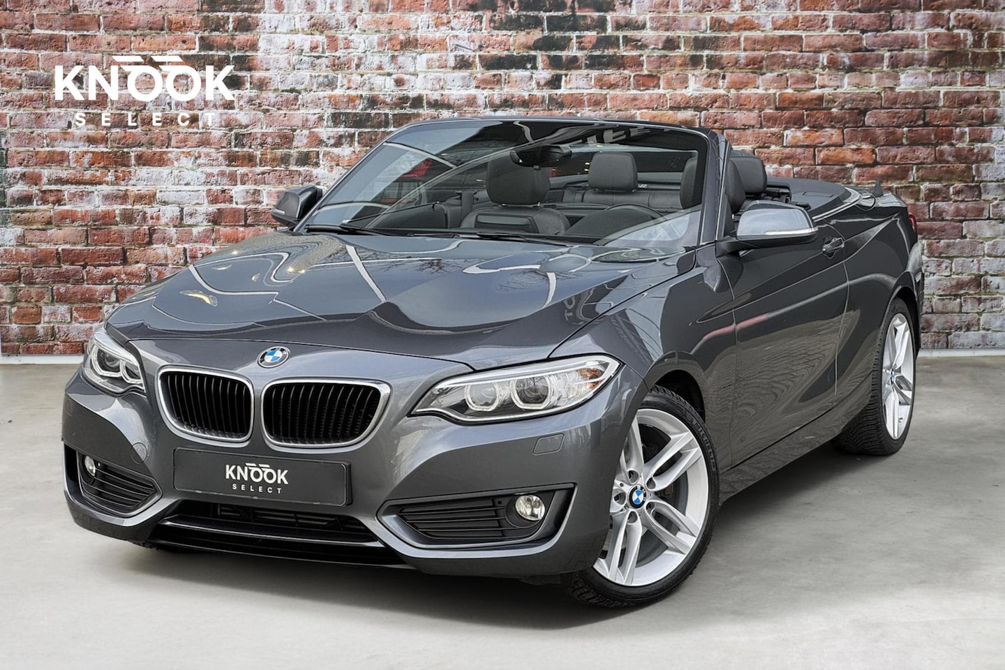 BMW 2-serie Cabrio - 228i High Executive 18 Inch / Navigatie / Trekhaak / Leder / Xenon / Elektr. inklapbare sp - AutoWereld.nl