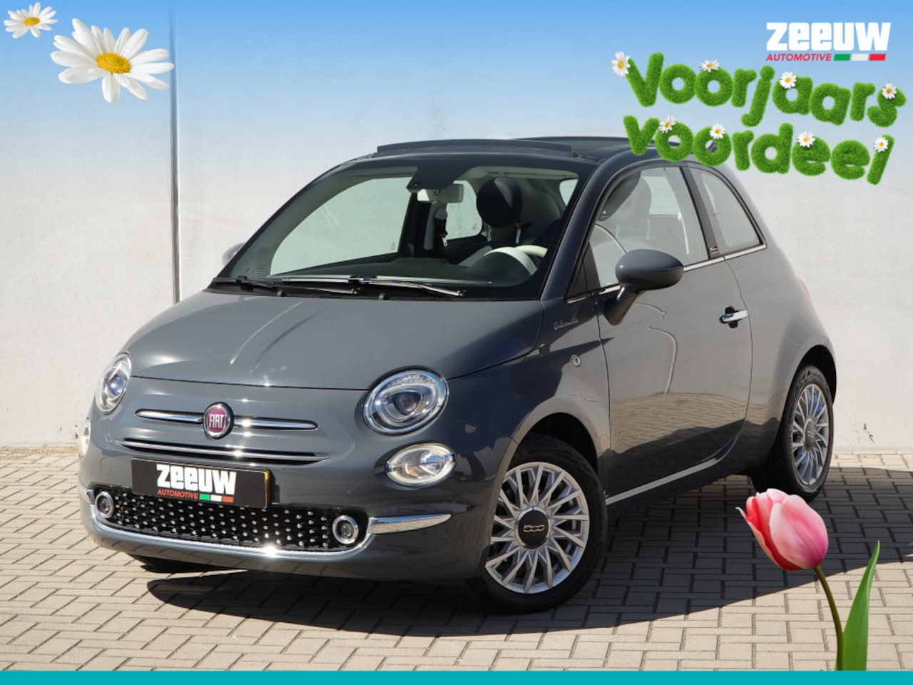 Fiat 500 C - 1.0 Hybrid 70 PK Dolcevita | Carplay | Airco | Cruise | PDC | 15 - AutoWereld.nl
