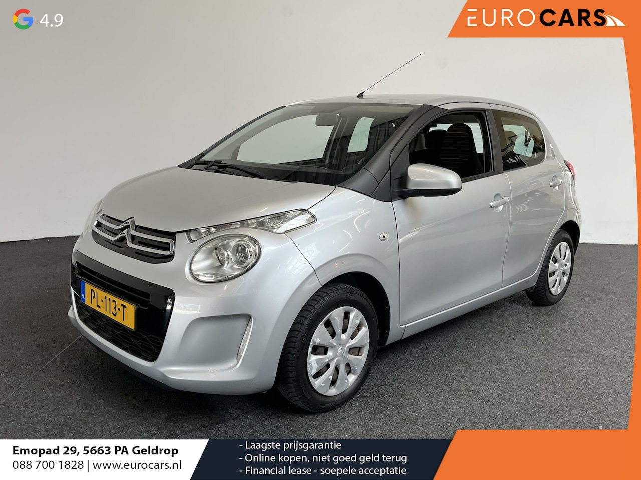Citroën C1 - 1.0 e-VTi Live APK T/M 02-2027 Cruise control 5 Deurs Elektrische ramen voor HANDEL/EXPORT - AutoWereld.nl