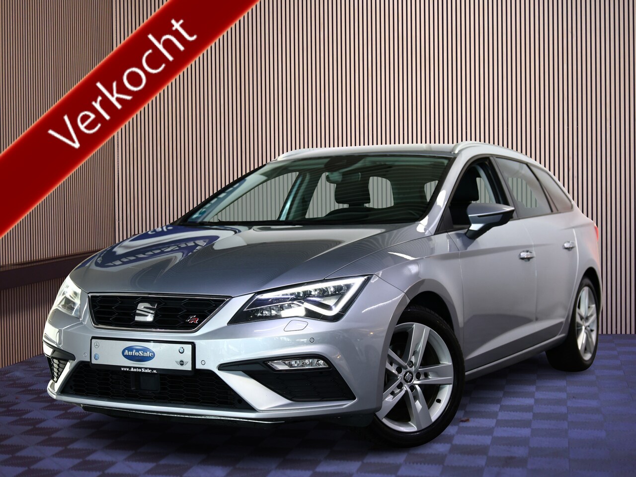 SEAT Leon ST - 1.4 EcoTSI FR DSG ACC SEATSOUND CARPLAY LEDER DAB '17 - AutoWereld.nl
