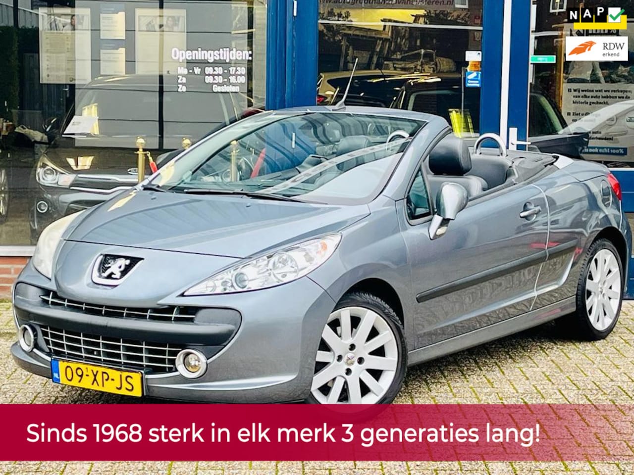 Peugeot 207 CC - 1.6 VTi Féline AUTOMAAT! Leer l Airco ECC l JBL l Stoelverwarming l LM l Elek pakket! - AutoWereld.nl