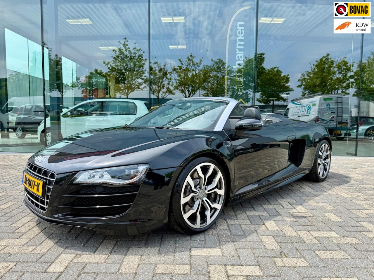 Audi R8 Spyder - 5.2 V10 FSI Quattro, 525pk, B&O, Carbon, full history - AutoWereld.nl