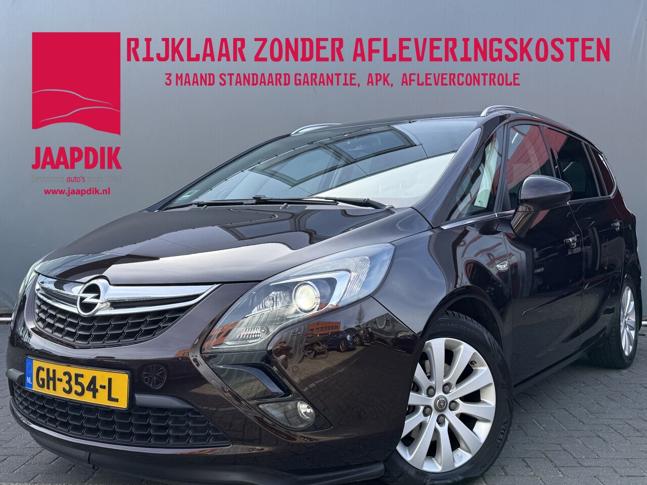 Opel Zafira Tourer - BWJ 2015 1.4 141 PK Cosmo TREKHAAK | HALF LEDER | CAMERA | NAVI | CLIMA | CRUISE | LMV | P - AutoWereld.nl