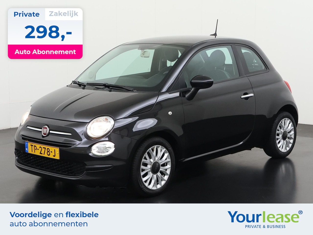 Fiat 500 - 0.9 TwinAir Turbo Popstar Automaat | All-in 298,- Private Lease | Direct uit voorraad - AutoWereld.nl