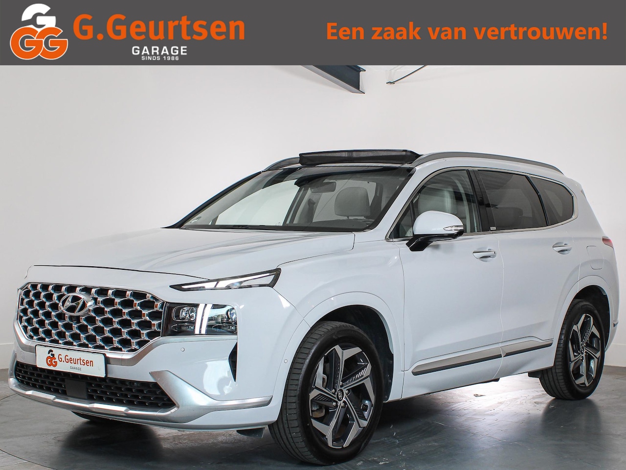 Hyundai Santa Fe - 1.6 T-GDI PHEV Premium Sky 5p Panoramadak, Stoelverwarming/Ventilatie, Alcantara plafond, - AutoWereld.nl
