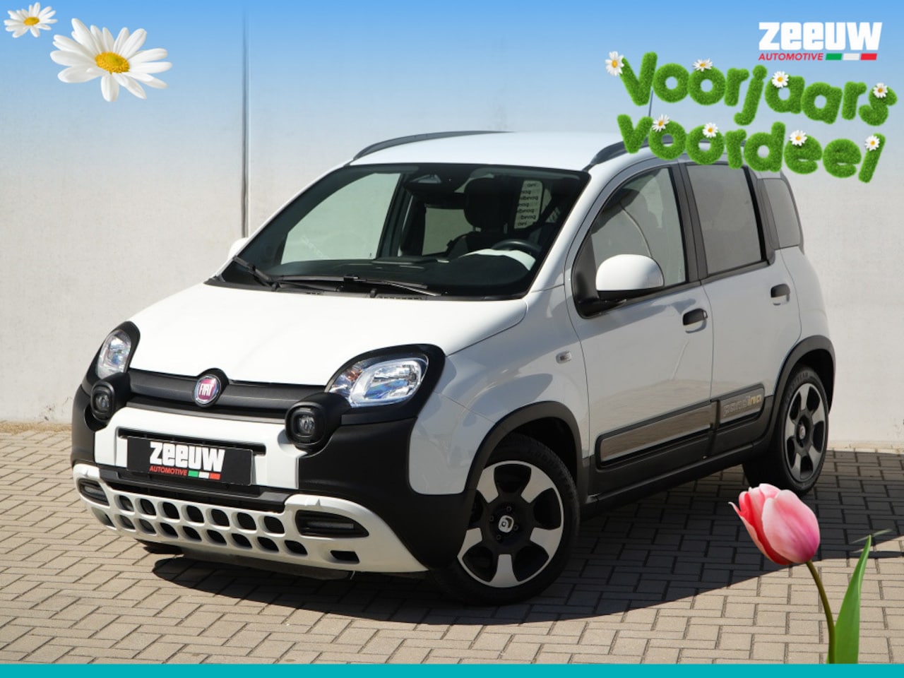 Fiat Panda - 1.0 Hybrid Pandina | Airco | Carplay | Cruise | 5zits | PDC - AutoWereld.nl
