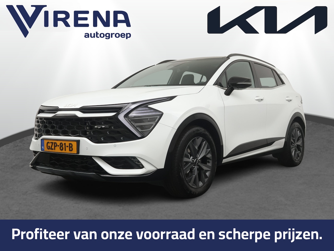 Kia Sportage - 1.6 T-GDi Hybrid GT-Line - Schuif-/kanteldak - Stoel-/stuurwielverwarming - Adaptieve Crui - AutoWereld.nl