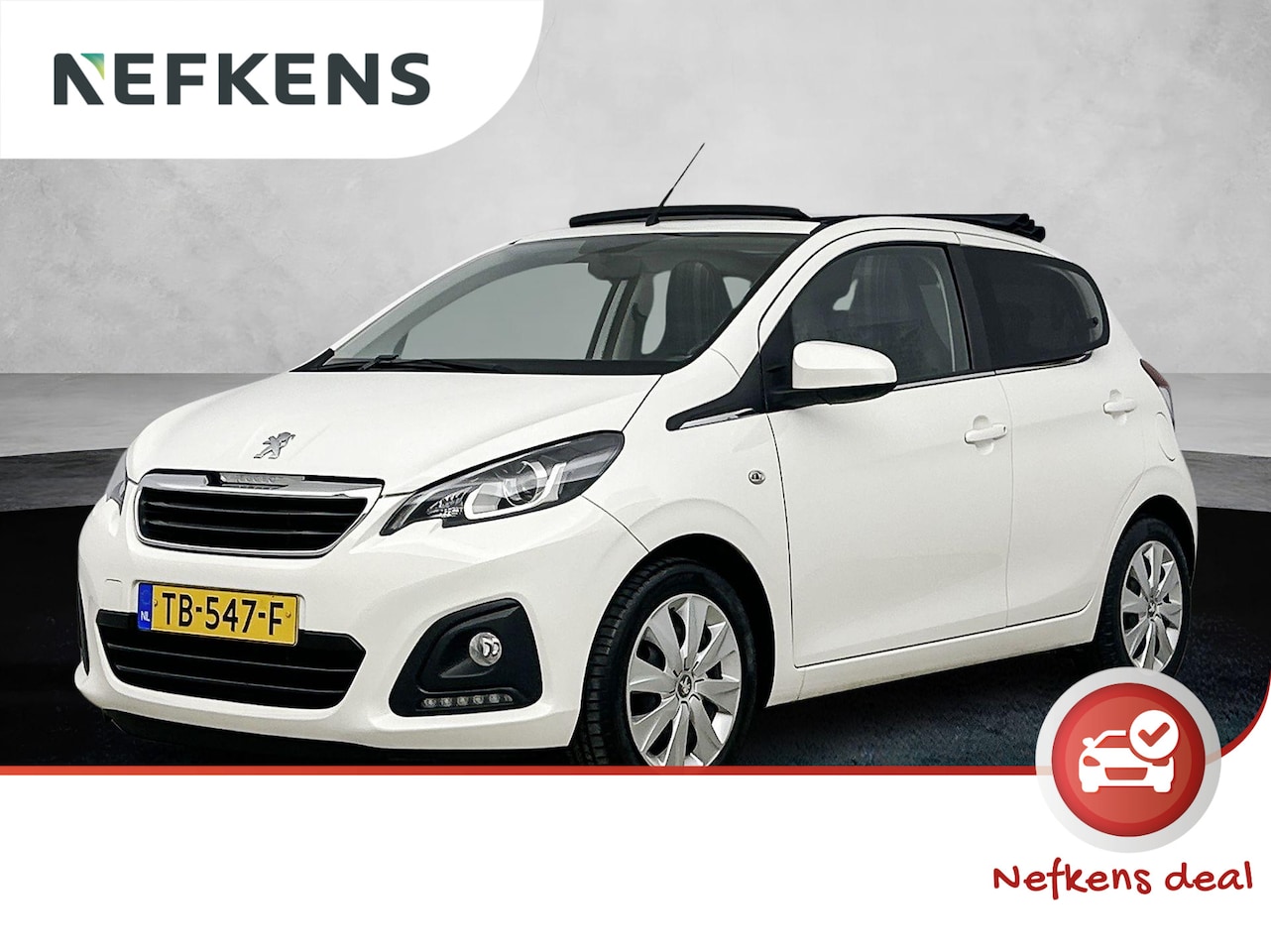 Peugeot 108 - 1.0 72 pk Active TOP! | Elektrisch Vouwdak | Bluetooth Carkit | Getinte Ramen | Toerentel - AutoWereld.nl