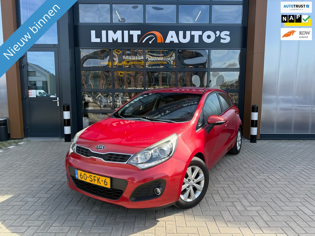 Kia Rio - 1.2 CVVT Super Pack Climate/Keyless/Pdc/Cruise/Lmv/Led/Nap/Apk - AutoWereld.nl