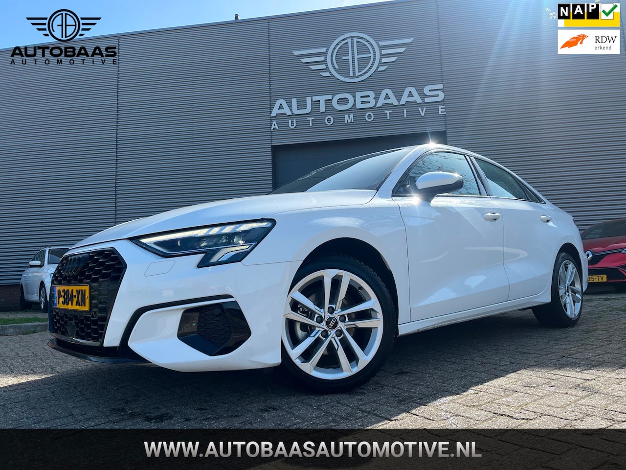 Audi A3 Limousine - 30 TFSI Advanced edition AUTOMAAT+NL-AUTO+NAP+1EIG+NAVI+FULL LED+DIGI DASH+ADAPTIVE CRUISE - AutoWereld.nl