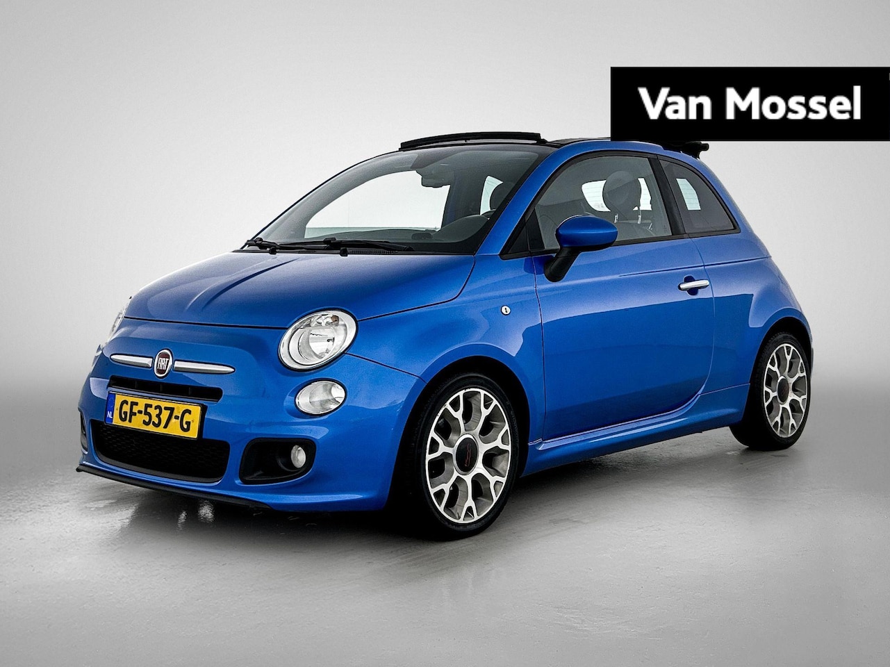Fiat 500 C - 0.9 TwinAir Turbo 500S | Bluetooth | Airco | Eclectisch Dak | Lichtmetalen velgen | - AutoWereld.nl