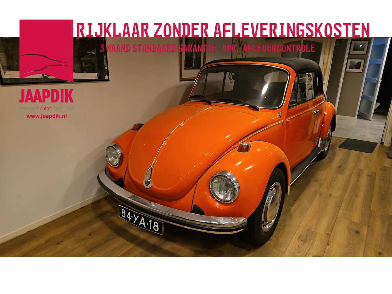 Volkswagen Kever Cabriolet - 1303 LS ORIGINEEL KARMAN - FABRIEKSCABRIO / VOLLEDIG GERESTAUREERD - AutoWereld.nl