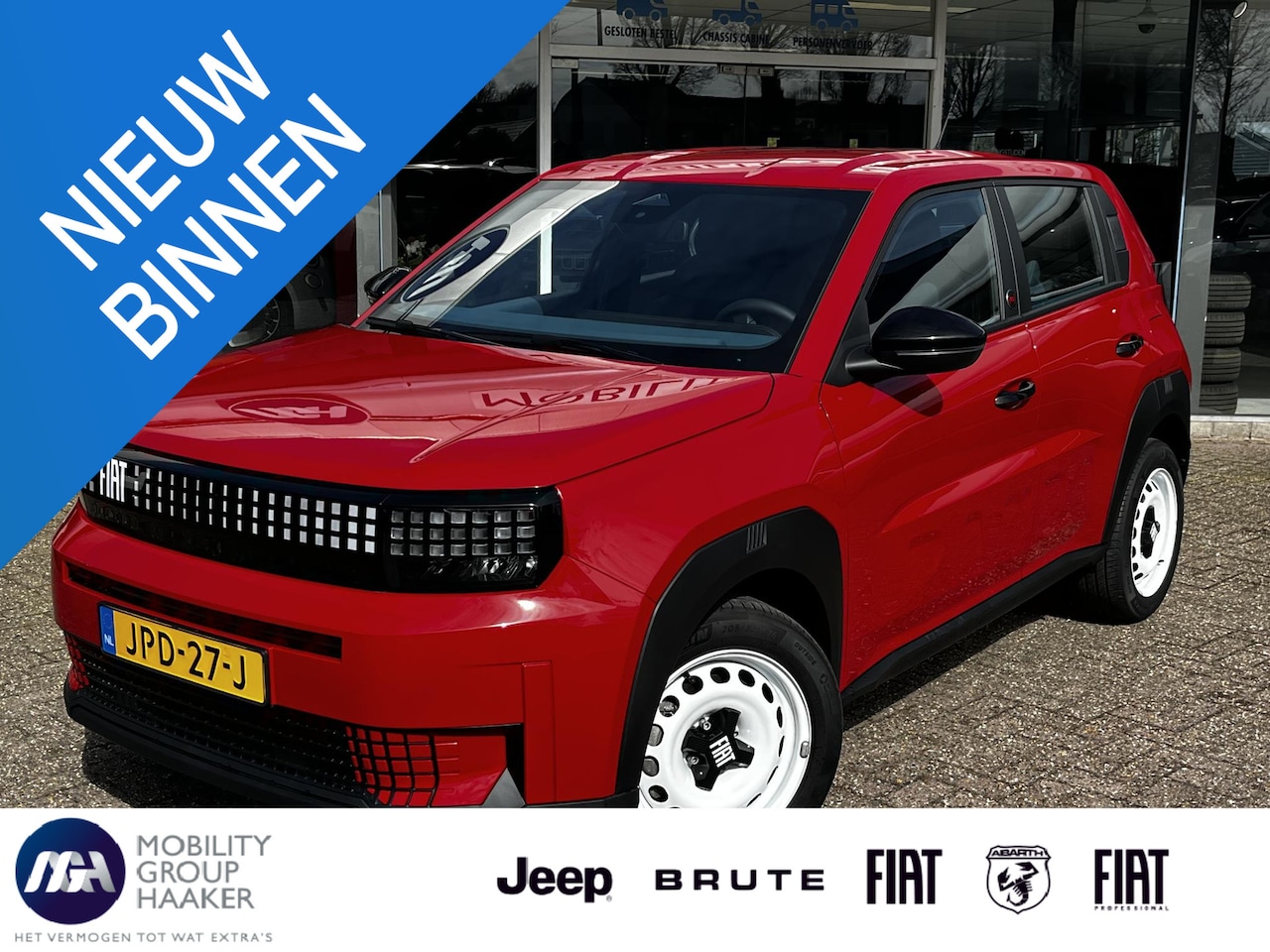 Fiat Grande Panda - RED 11kW 44 kWh | Apple-Android | Cruise Control | Parkeersensoren - AutoWereld.nl