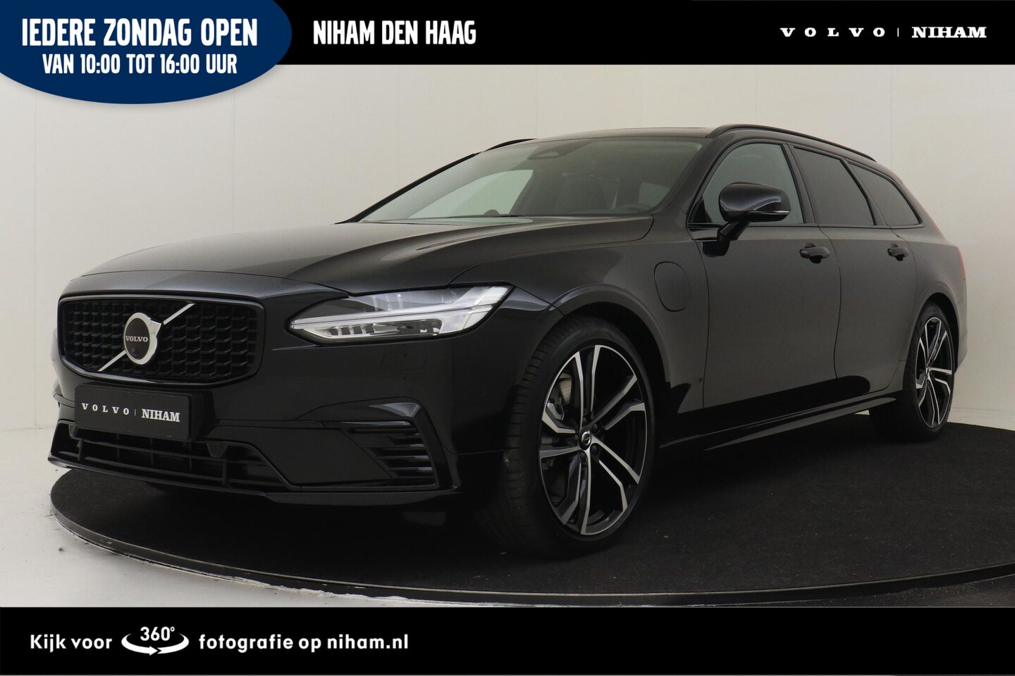 Volvo V90 - T8 PLUG-IN HYBRID AWD ULTRA EXECUTIVE EDITION DARK *FULL OPTIONS!* -PANO.DAK|BOWERS&WILKIN - AutoWereld.nl