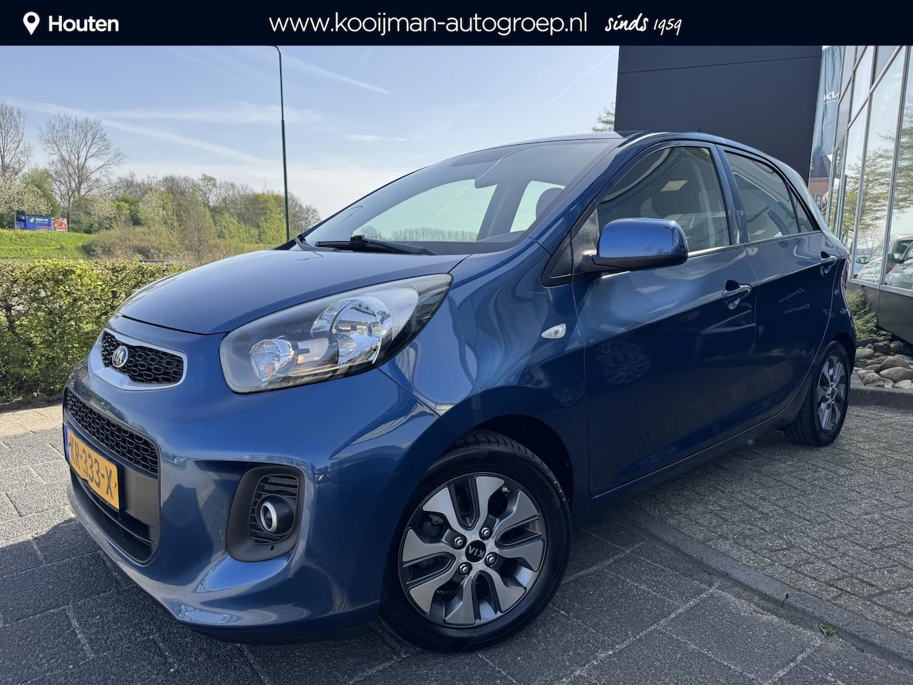 Kia Picanto - 1.0 CVVT EconomyPlusLine Dealeronderhouden, Achteruitrijcamera, Navigatie, Airco, Lichtmet - AutoWereld.nl