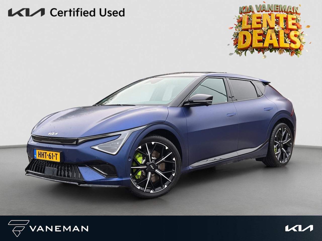 Kia EV6 - GT AWD 84 kWh | 650PK | Meridian Audio | Volledig PPF | SOH 96% - AutoWereld.nl