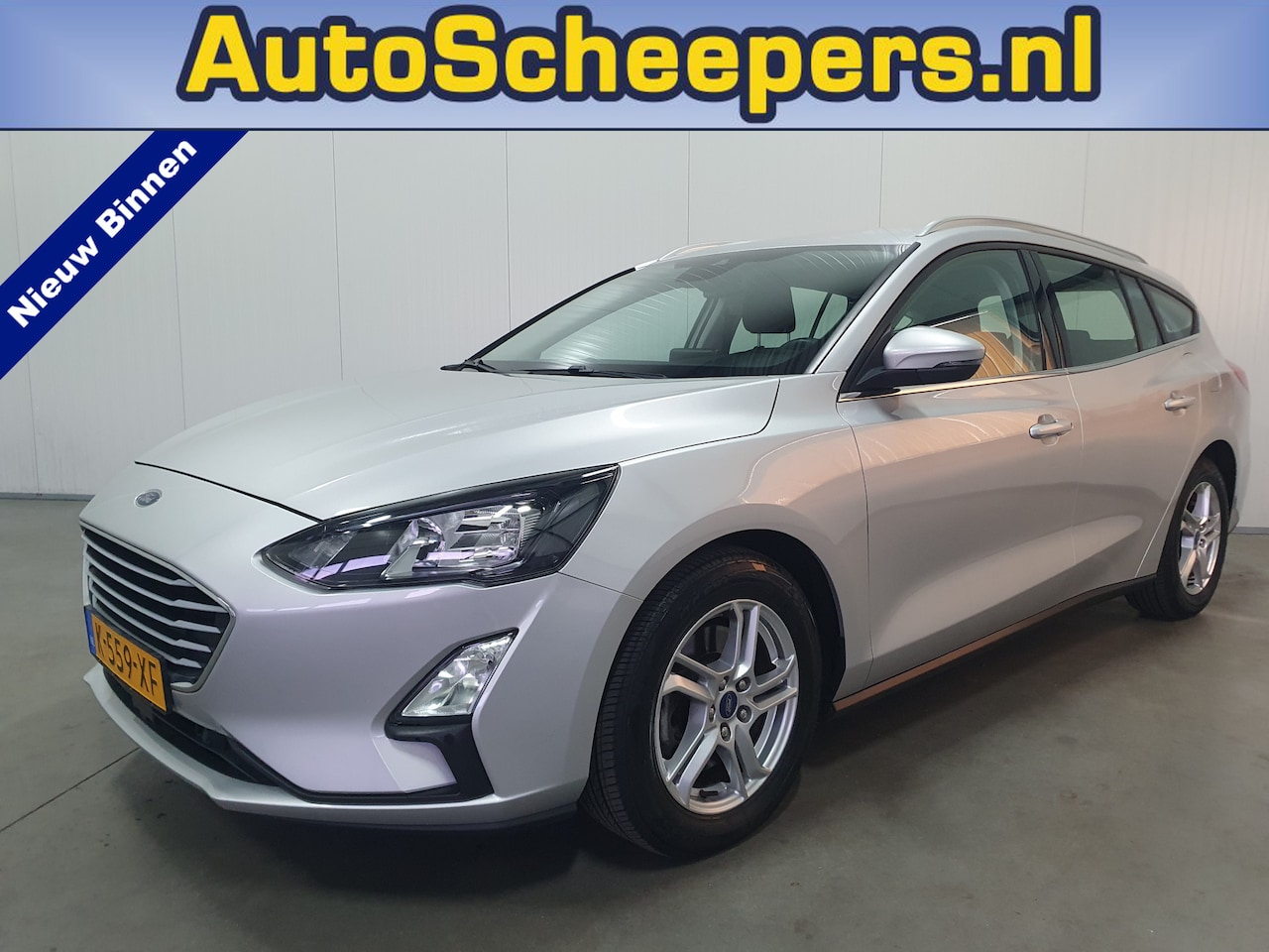 Ford Focus Wagon - 1.0 EcoBoost Hybrid Trend Edition Business NAVI/CARPLAY/PDC/CRUISE/AIRCO/LMV - AutoWereld.nl