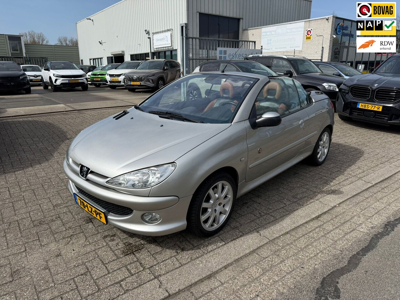 Peugeot 206 CC - 1.6-16V Roland Garros 1.6-16V Roland Garros, Automaat, Leder, Uniek - AutoWereld.nl