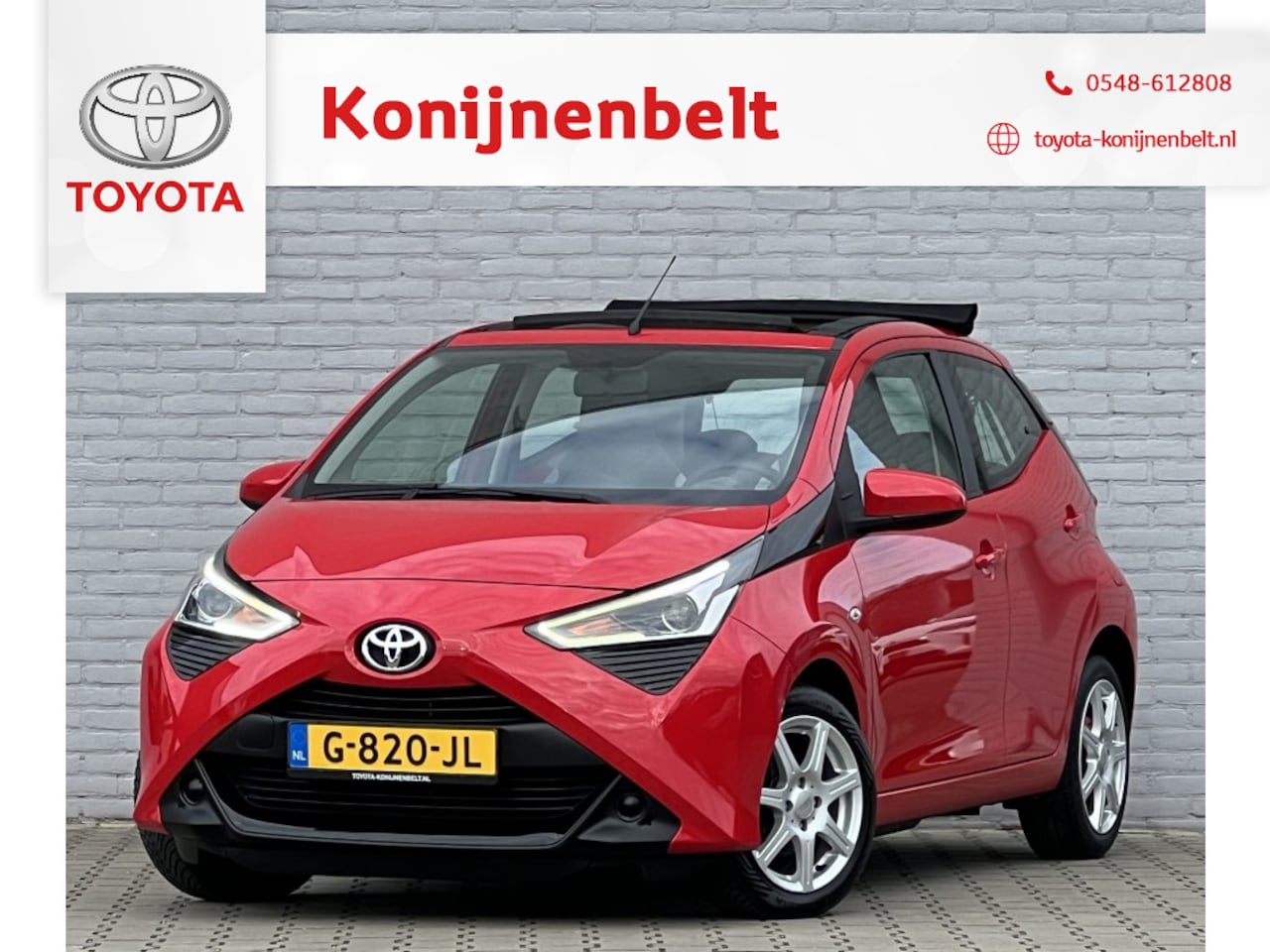 Toyota Aygo - 1.0 VVT-i X-Play Limited 5-deurs | Elektrisch vouwdak | NL auto - AutoWereld.nl