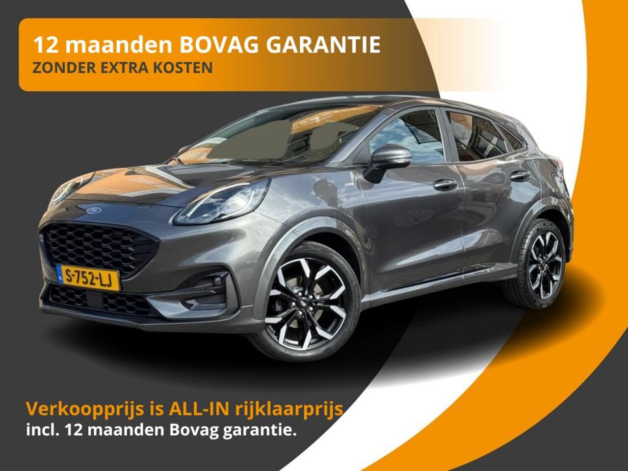 Ford Puma - 1.0 ECOBOOST HYBRID 125PK AUTOMAAT ST-LINE X/BenO/LED/1E EIG./NL-AUTO - AutoWereld.nl