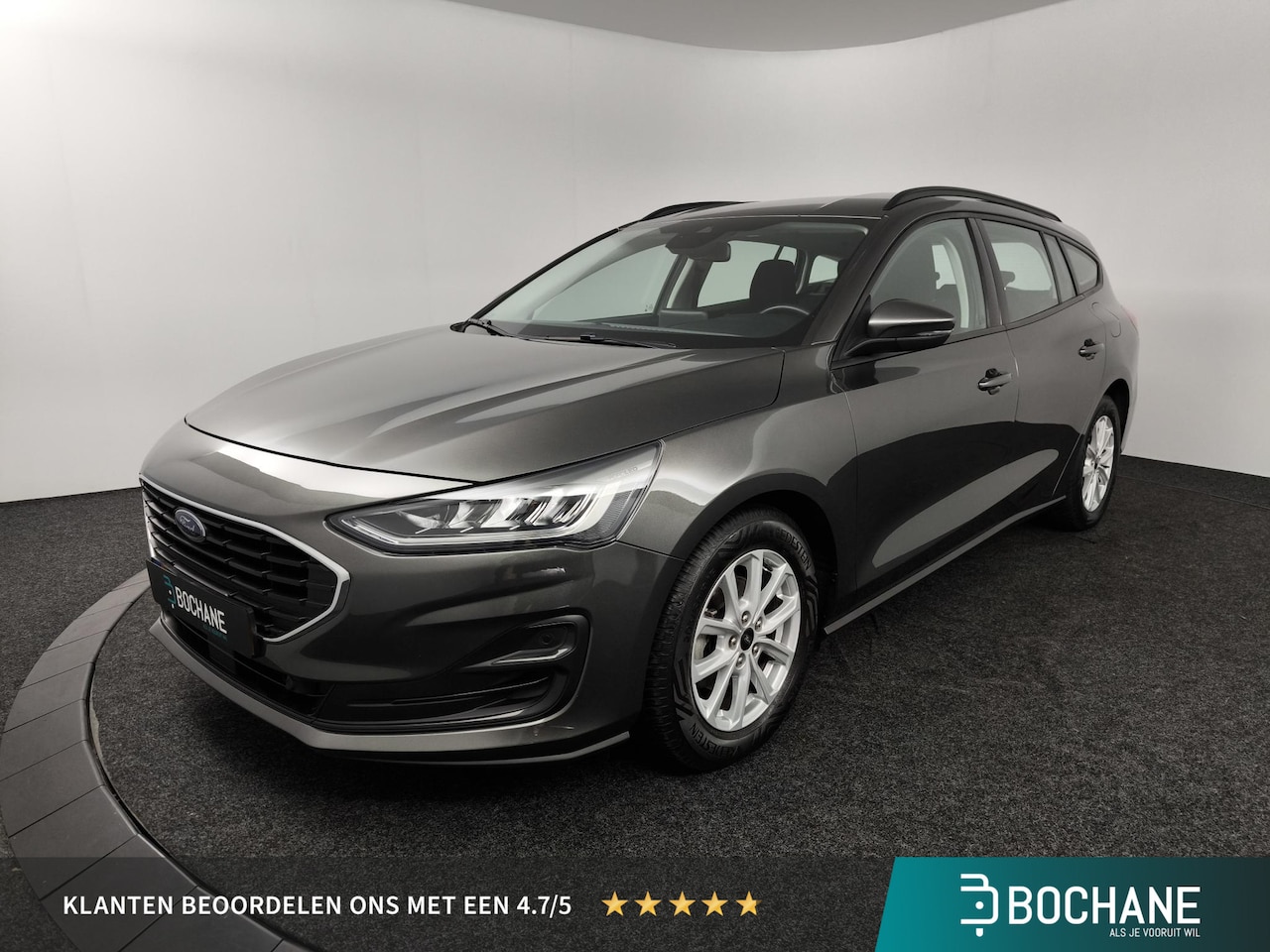 Ford Focus Wagon - 1.0 EcoBoost Hybrid Connected | Parkeersensoren | Airco | Cruise control | Lichtmetaal | A - AutoWereld.nl