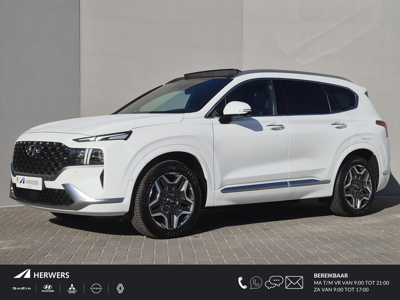 Hyundai Santa Fe - 1.6 T-GDI PHEV Plug-in Premium Plus Sky Automaat / SOH 100% / HUD / Trekhaak afneembaar / - AutoWereld.nl