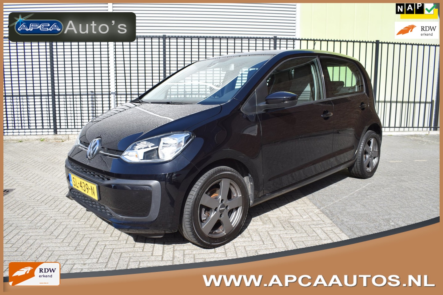 Volkswagen Up! - 1.0 BMT move up! 12 mnd GARANTIE Carplay Airco Navi Line assist DealerOH - AutoWereld.nl