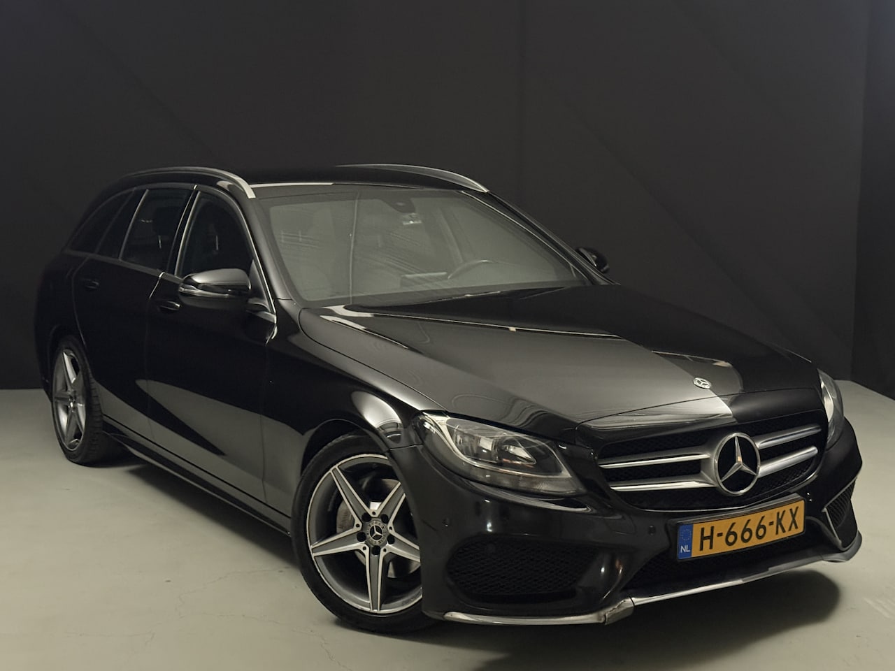 Mercedes-Benz C-klasse Estate - 200 CDI Business Solution AMG NAVI*LED*LEER* - AutoWereld.nl