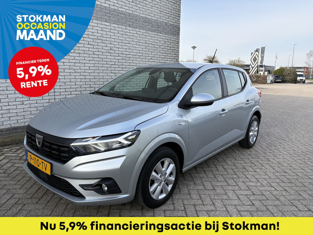 Dacia Sandero - 1.0 TCe 100 Bi-Fuel Comfort | airco | cruise control | parkeersensoren - AutoWereld.nl