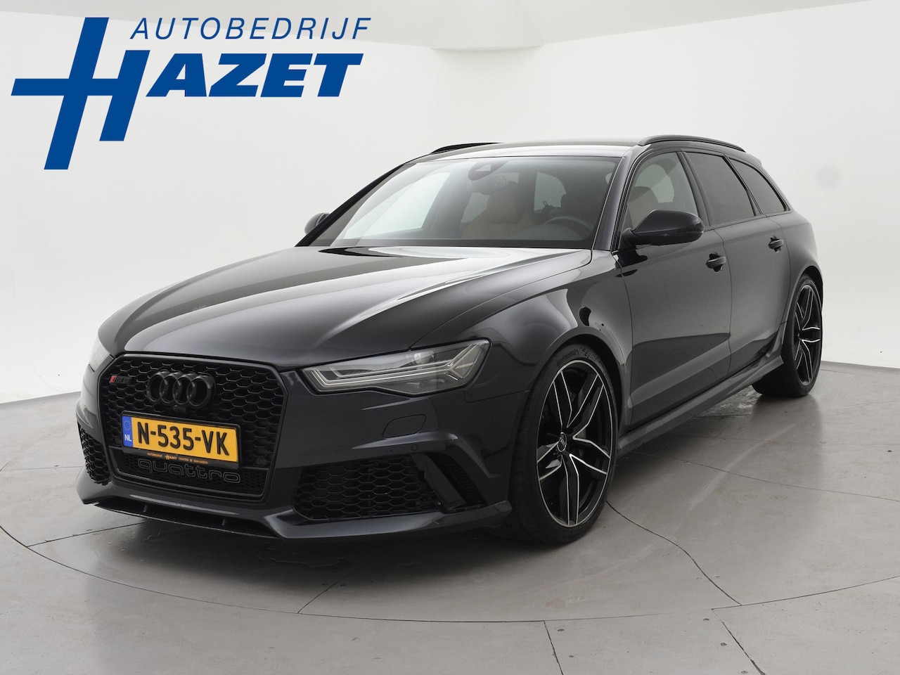 Audi A6 - RS6 4.0 TFSI V8 605 PK PERFORMANCE | KERAMISCH | B&O | AUDI EXCLUSIVE LEDER | CARBON | 21 - AutoWereld.nl