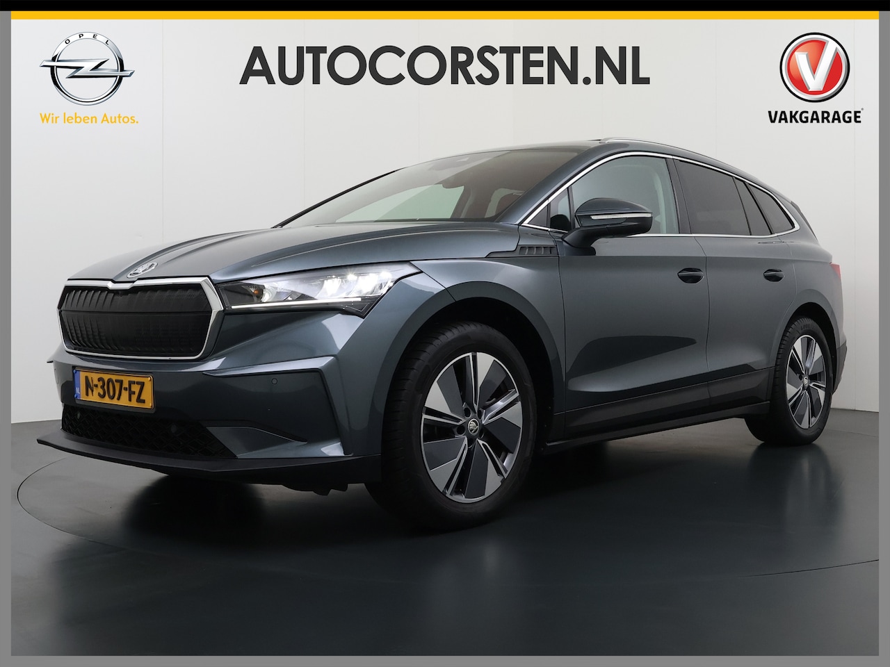 Skoda Enyaq iV - 80 Leer Pano-Dak/SchuifDak SOH 93% Trekhaak Camera Navi Ecc Apple Carplay Android Auto Pdc - AutoWereld.nl