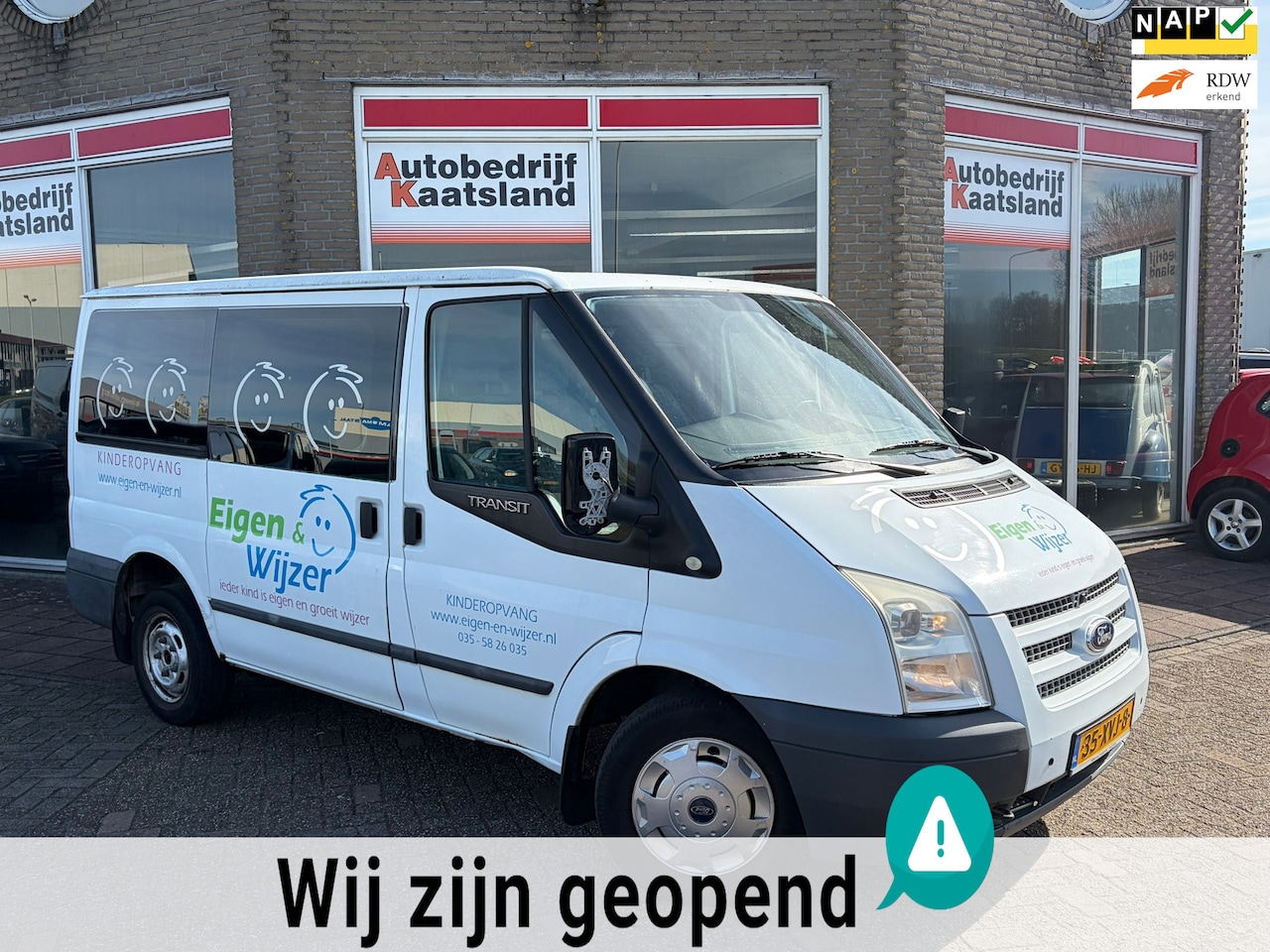 Ford Transit Kombi - 300S 2.2 TDCi Ambiente 9 Persoons bus - Marge - 6 BAK - Airco - Cruise - AutoWereld.nl