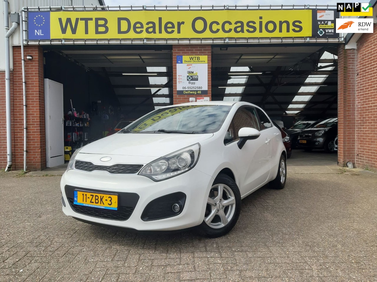 Kia Rio - 1.2 CVVT Super Pack 1.2 CVVT Super Pack, Dealer onderhouden, zeer rijk uitgeruste uitvoering, parkeer sensoren - AutoWereld.nl