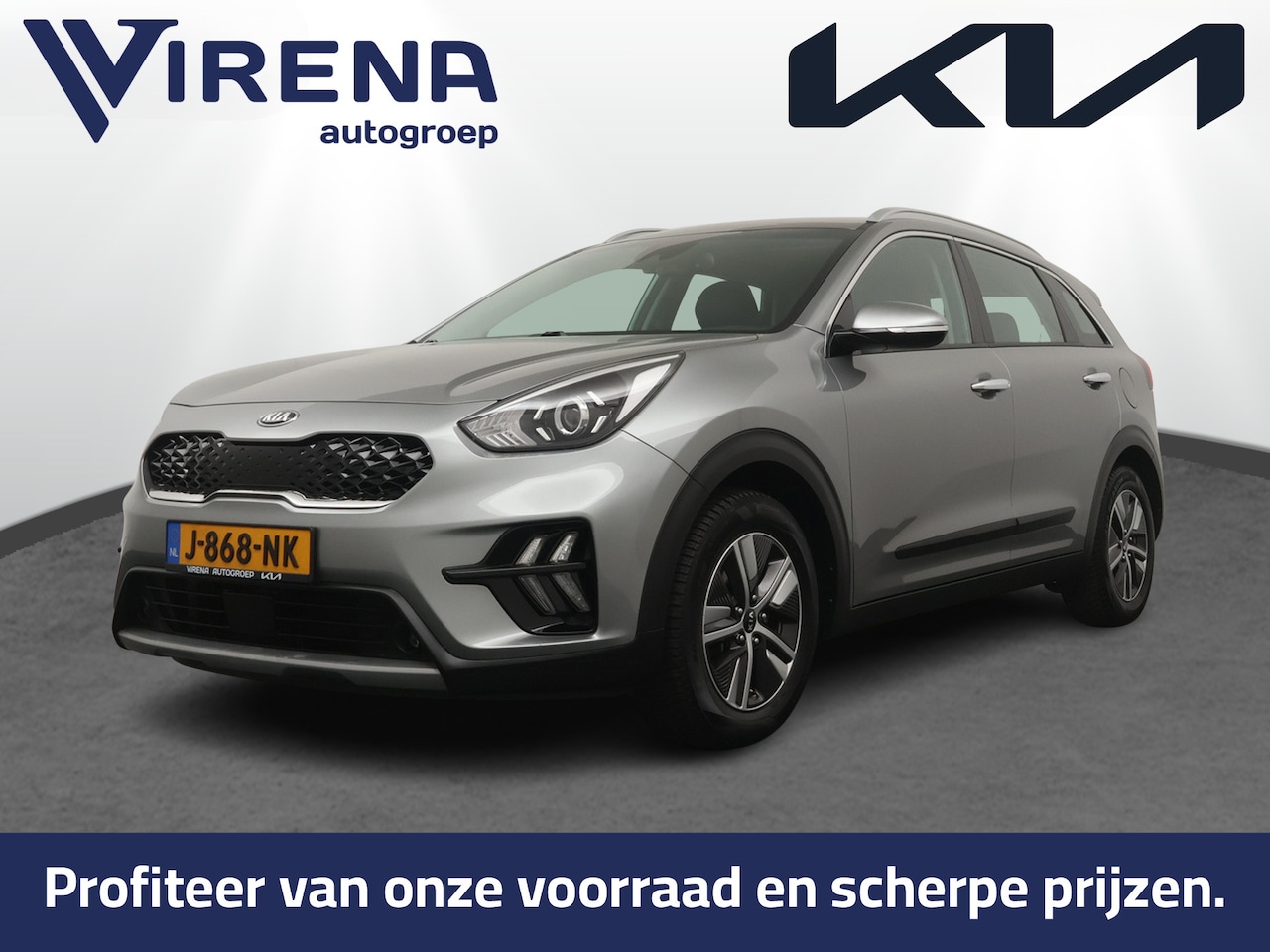 Kia Niro - 1.6 GDi Hybrid DynamicLine - Navigatie - Adaptief Cruise Control - Lichtmetalen Velgen - C - AutoWereld.nl