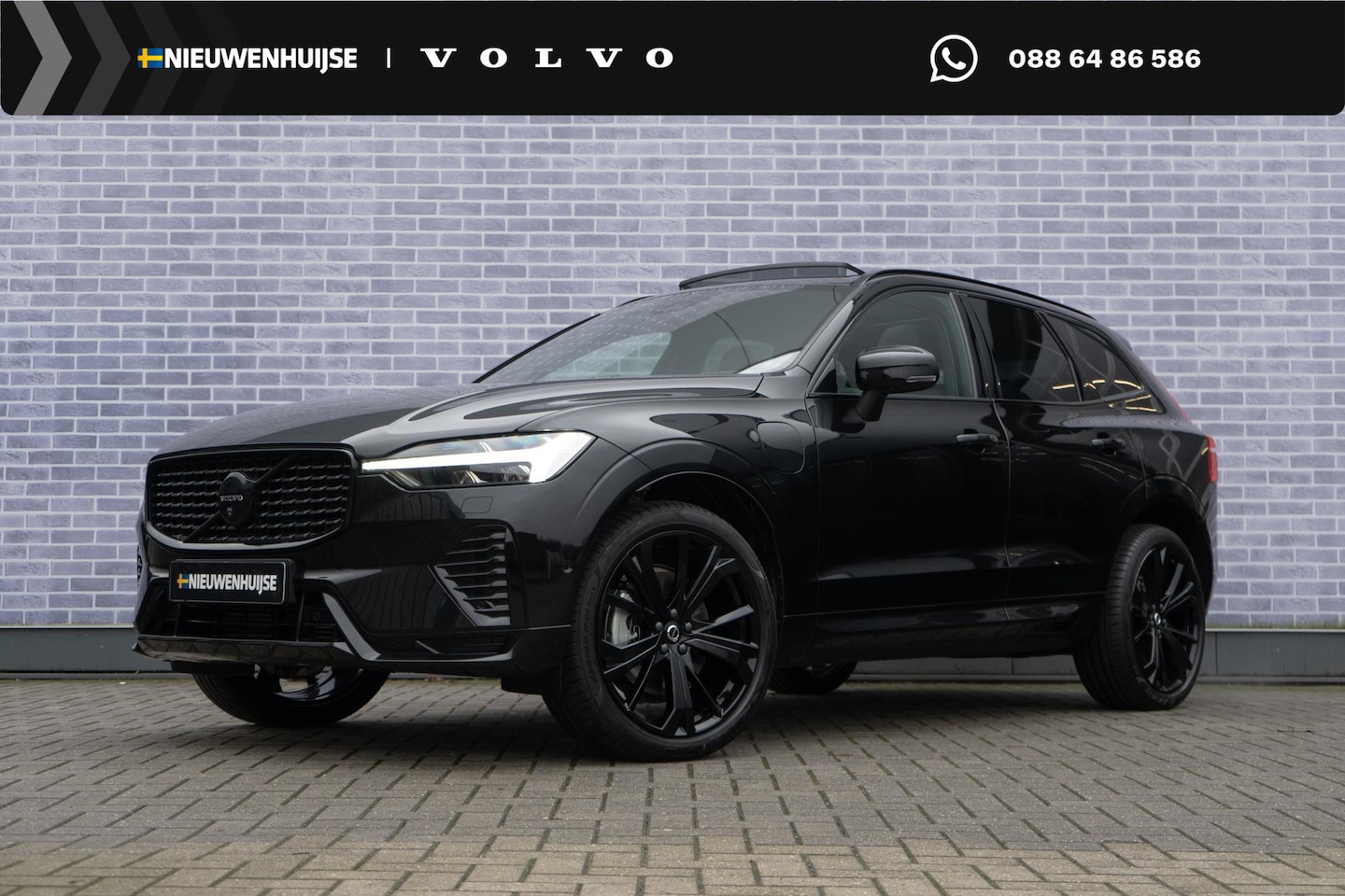 Volvo XC60 - 2.0 T8 Plug-in hybrid AWD Plus Black Edition | Adaptieve Cruise Control | Panoramadak | Ha - AutoWereld.nl