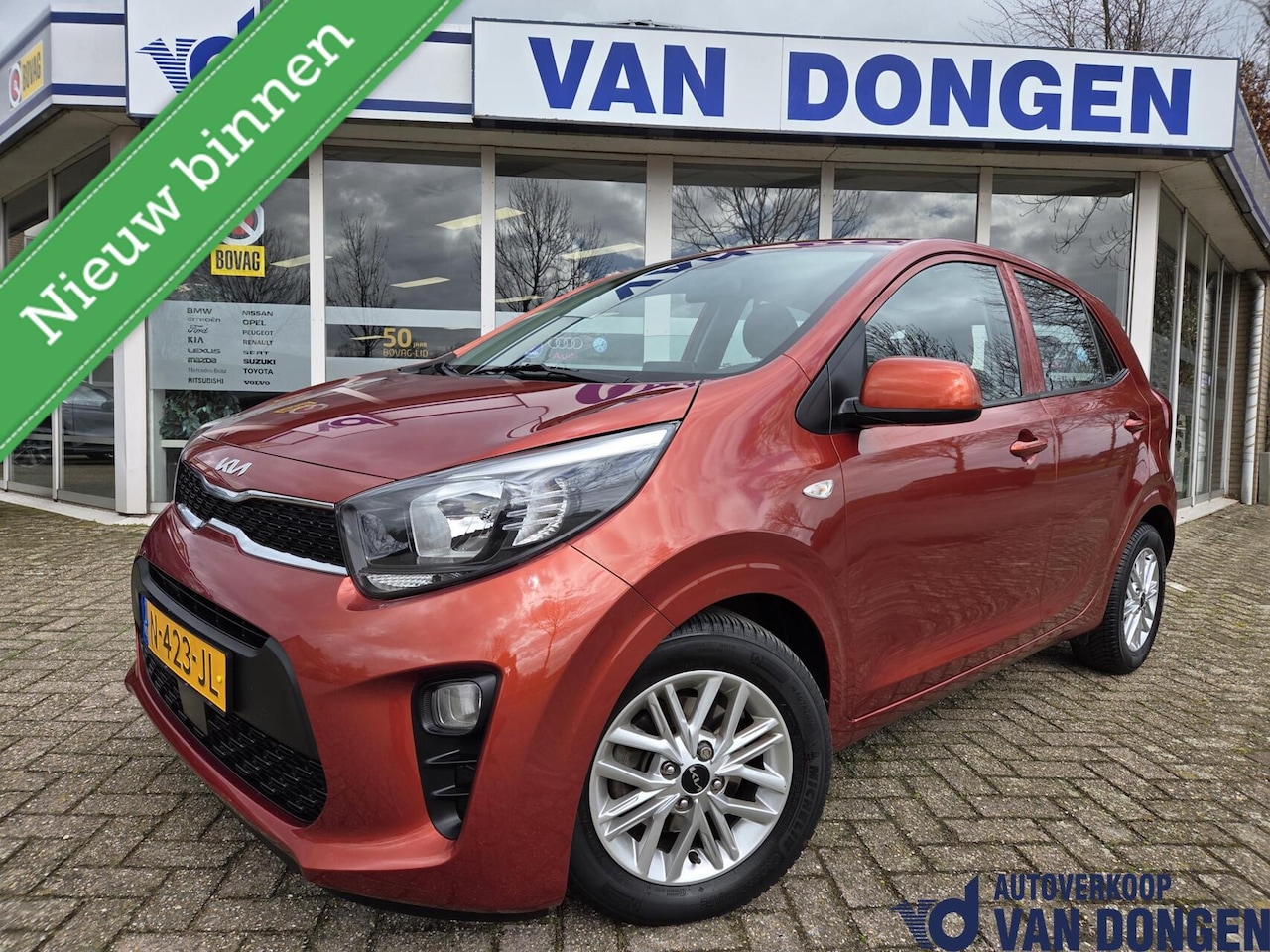 Kia Picanto - 1.0 DPi DynamicLine | NL-Auto | Airco / Cruise / Carplay / LM / Camera - AutoWereld.nl