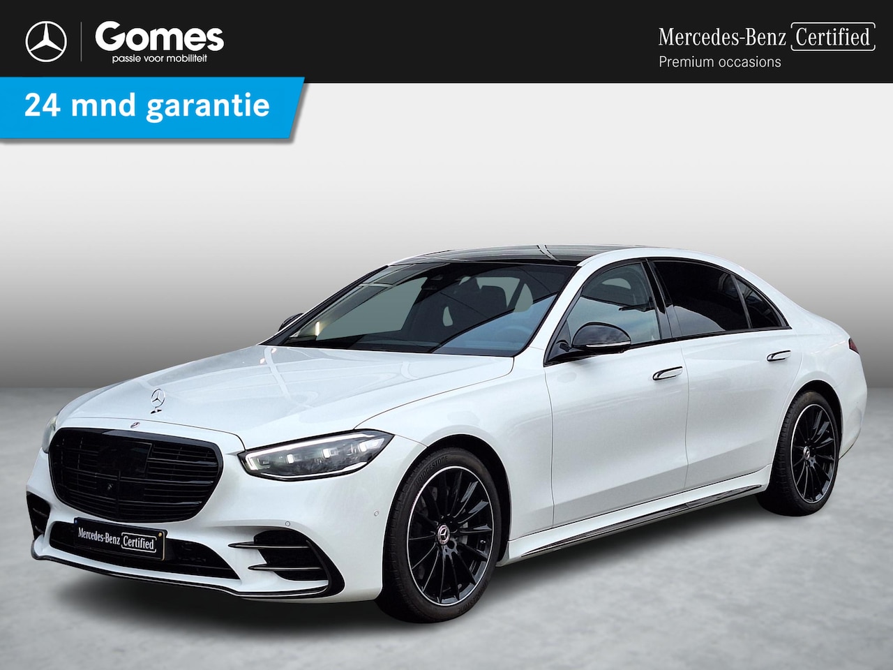 Mercedes-Benz S-klasse - 350d 4MATIC Lang AMG Line | Night pakket | Burmester | Memory pakket voor + achter | Rijas - AutoWereld.nl