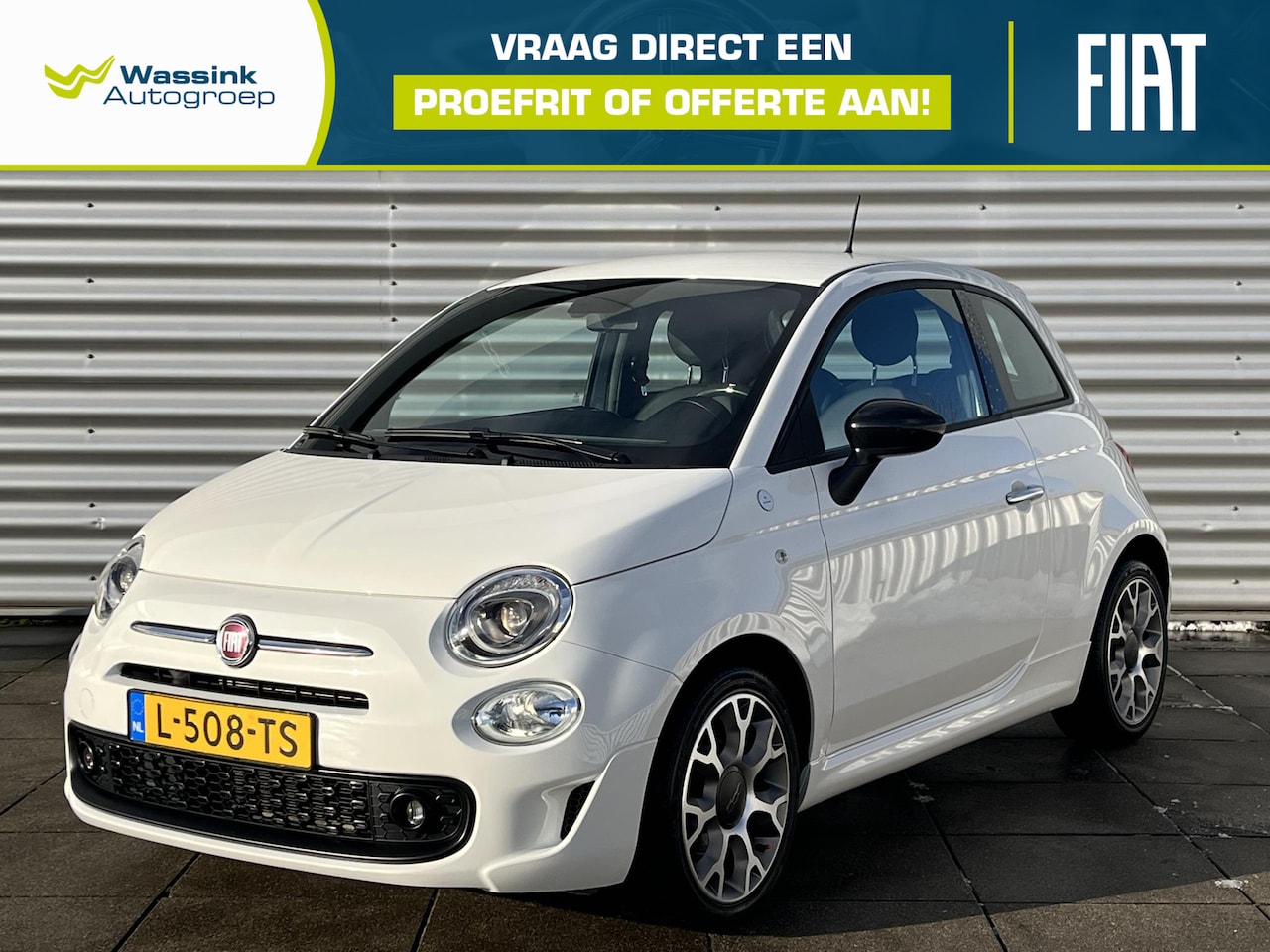 Fiat 500 - 1.0 Hybrid Hey Google | Cruise Control | Navigatie | Parkeersensoren | Apple Carplay/Andro - AutoWereld.nl