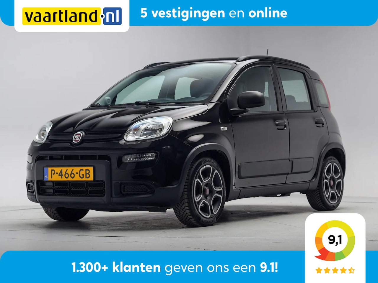 Fiat Panda - 1.0 Hybride .City Life [ Navi PDC Apple /Android Airco DAB ] - AutoWereld.nl