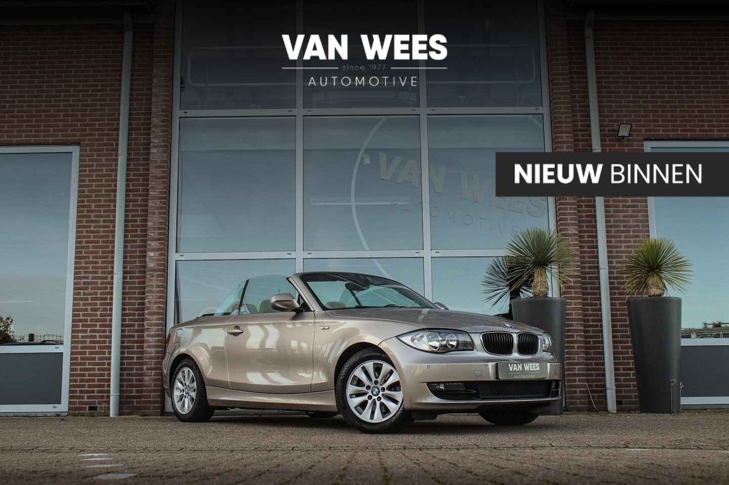 BMW 1-serie Cabrio - 118i Executive | Sportstuur | Cruise control | Stoelverwarming | Leer | PDC | Regensensor - AutoWereld.nl